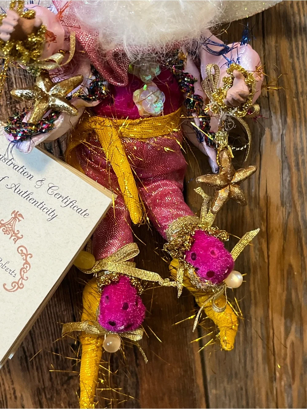 Mark Roberts Fairy Pink & Gold Party Fairy -